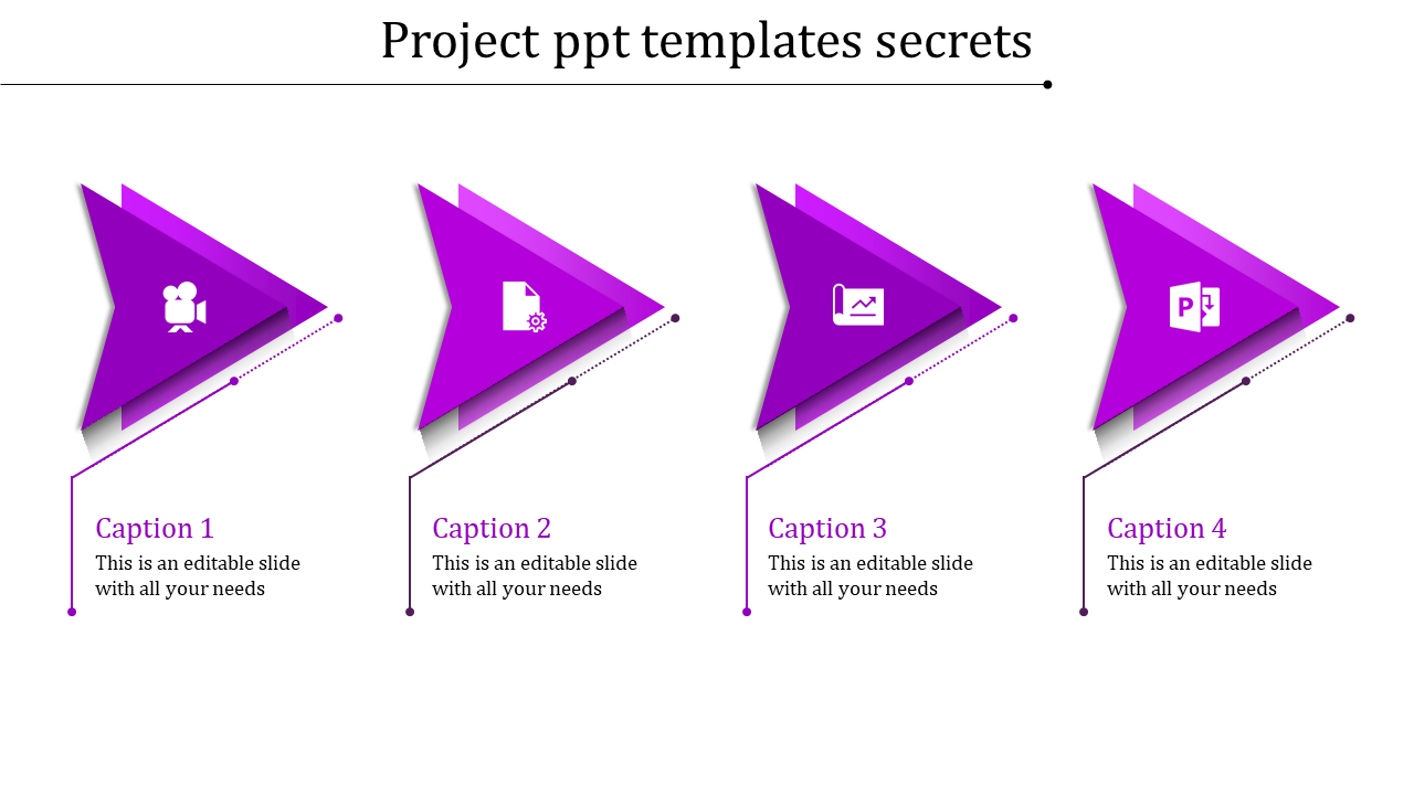 Get Simple and Modern Project PPT Templates Presentation